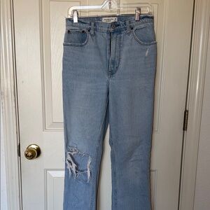 Abercrombie & Fitch 90s straight ultra high rise jeans